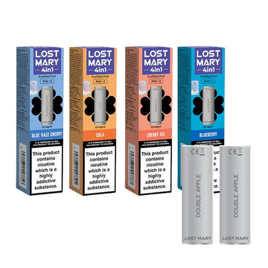 Lost Mary 4-in-1 Ersatz-Vorfüllkapseln, 2er-Pack