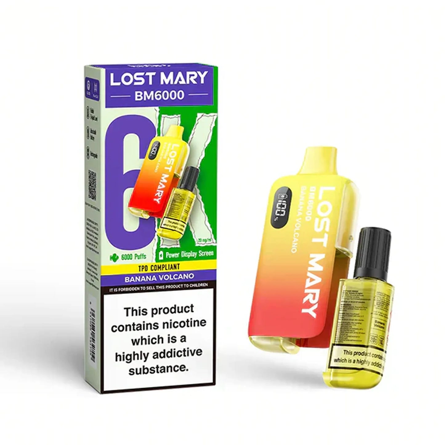 Lost Mary BM6000 Prefilled Vape Pod Kit | Box of 5