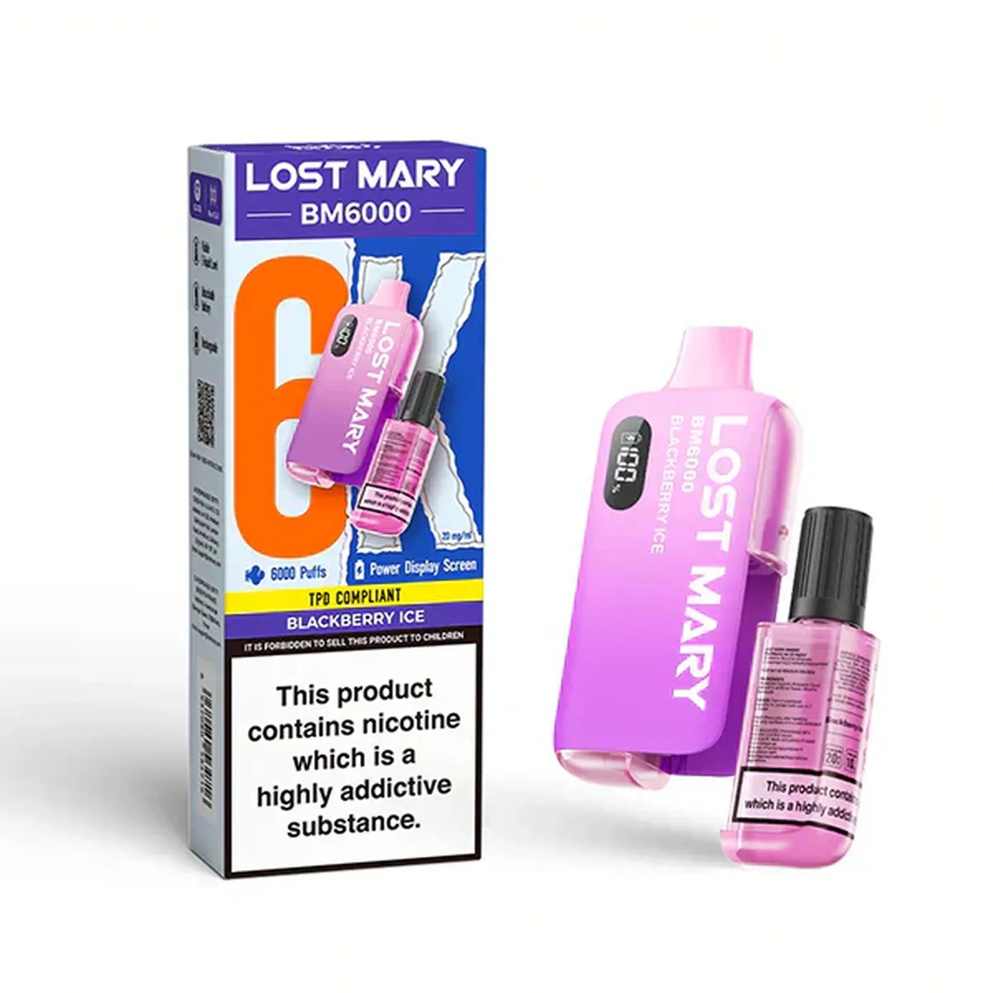 Lost Mary BM6000 Prefilled Vape Pod Kit | Box of 5