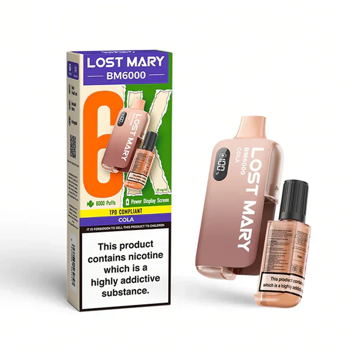 Lost Mary BM6000 Prefilled Vape Pod Kit | Box of 5