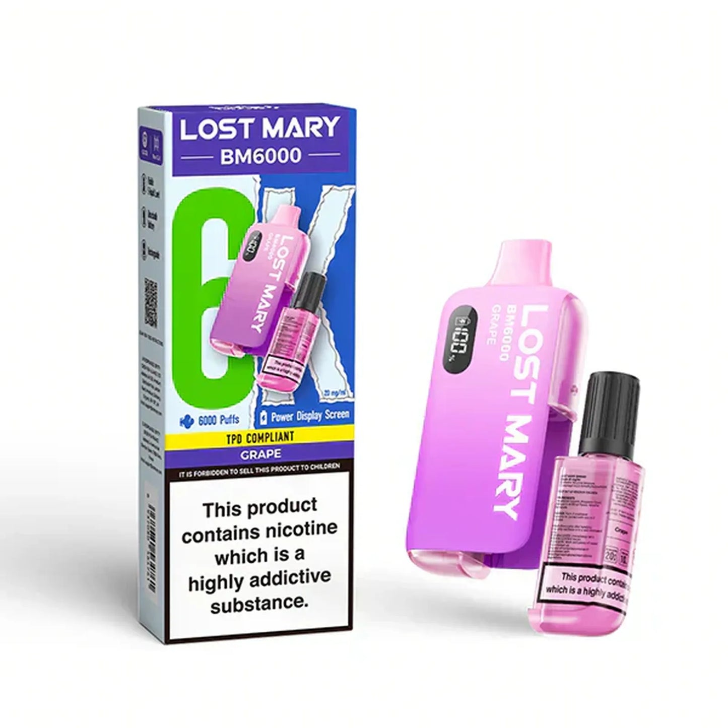 Lost Mary BM6000 Prefilled Vape Pod Kit | Box of 5