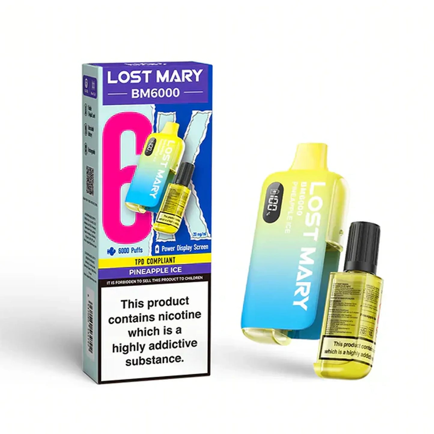 Lost Mary BM6000 Prefilled Vape Pod Kit | Box of 5