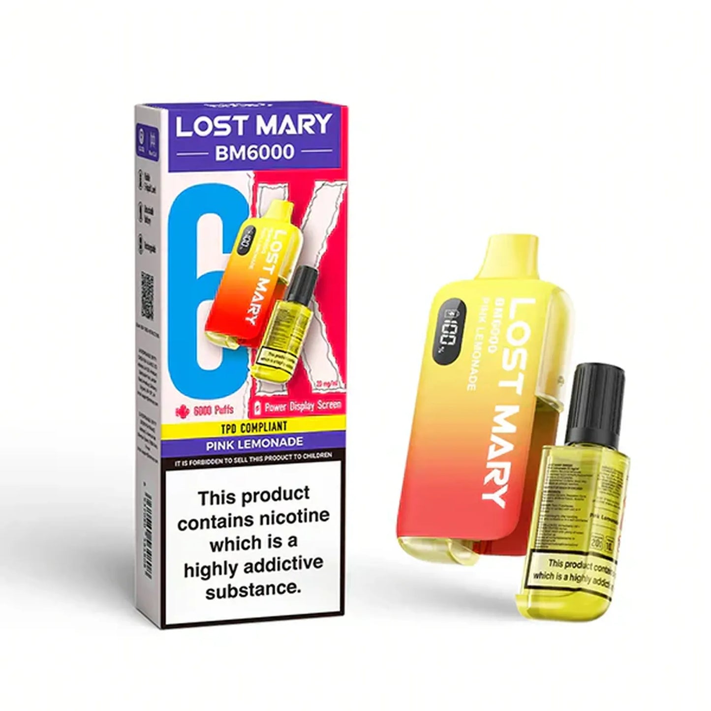 Lost Mary BM6000 Prefilled Vape Pod Kit | Box of 5
