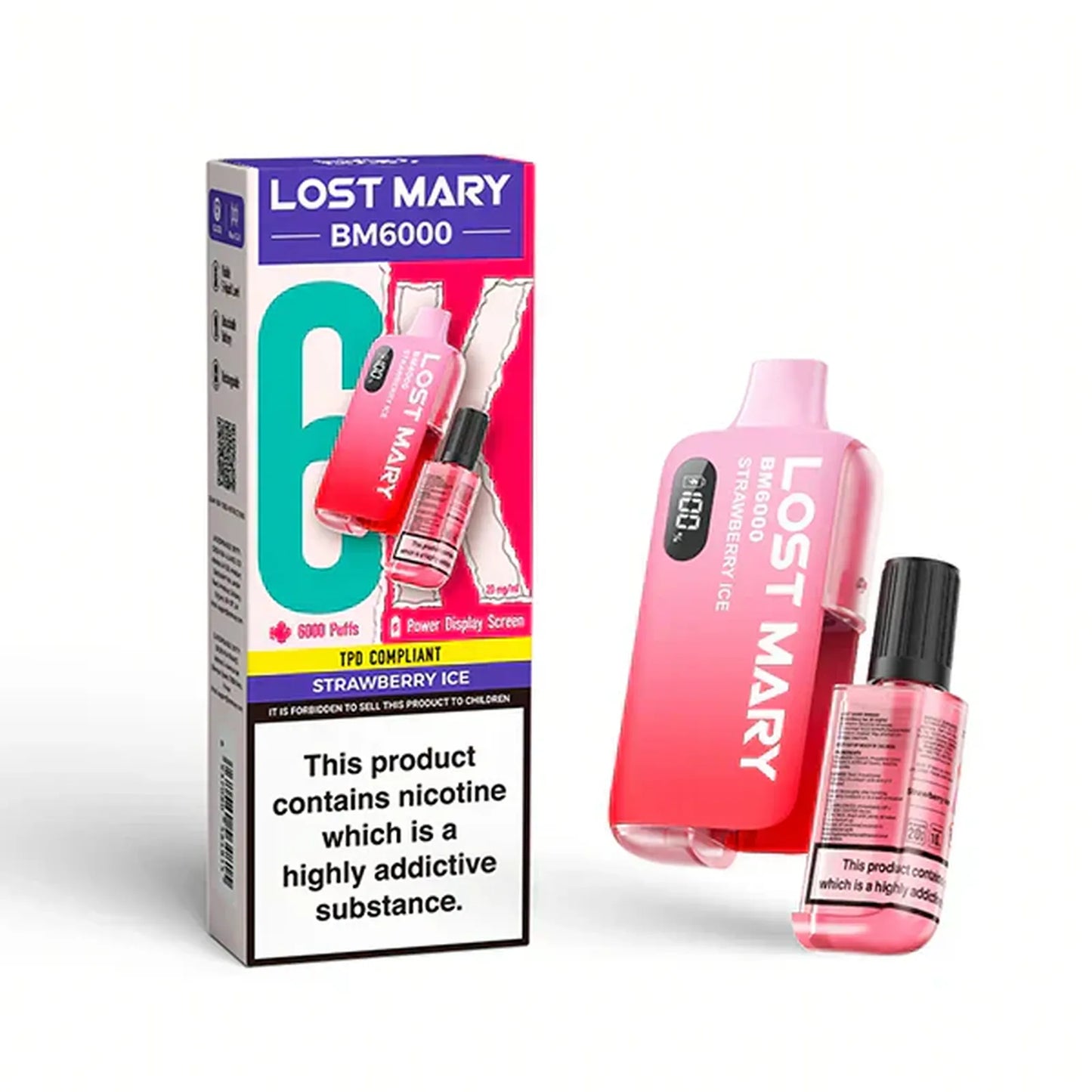 Lost Mary BM6000 Prefilled Vape Pod Kit | Box of 5
