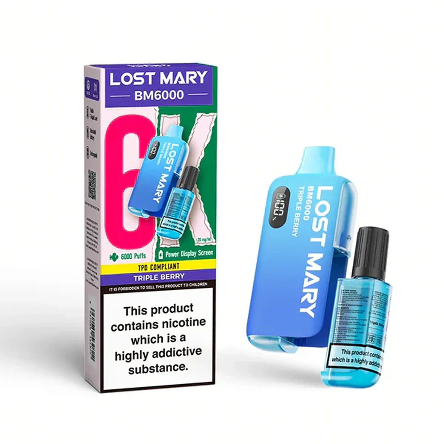 Lost Mary BM6000 Prefilled Vape Pod Kit | Box of 5