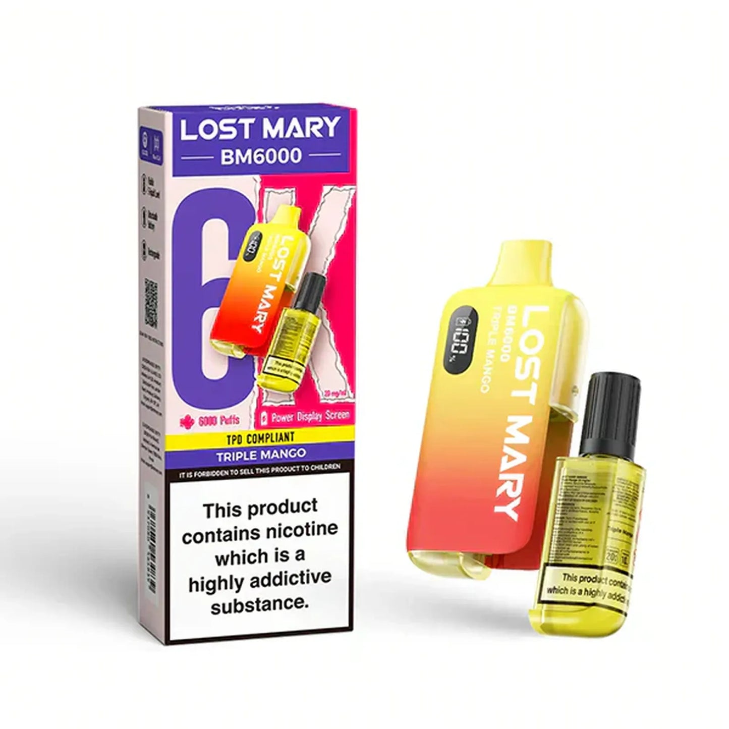 Lost Mary BM6000 Prefilled Vape Pod Kit | Box of 5