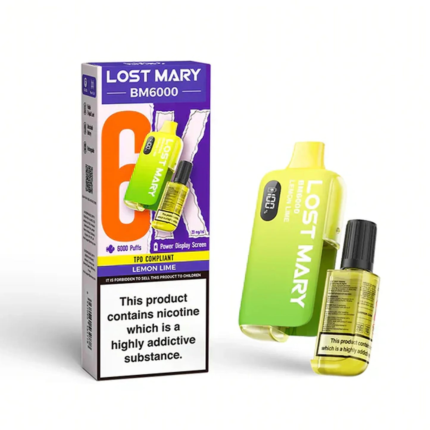 Lost Mary BM6000 Prefilled Vape Pod Kit | Box of 5