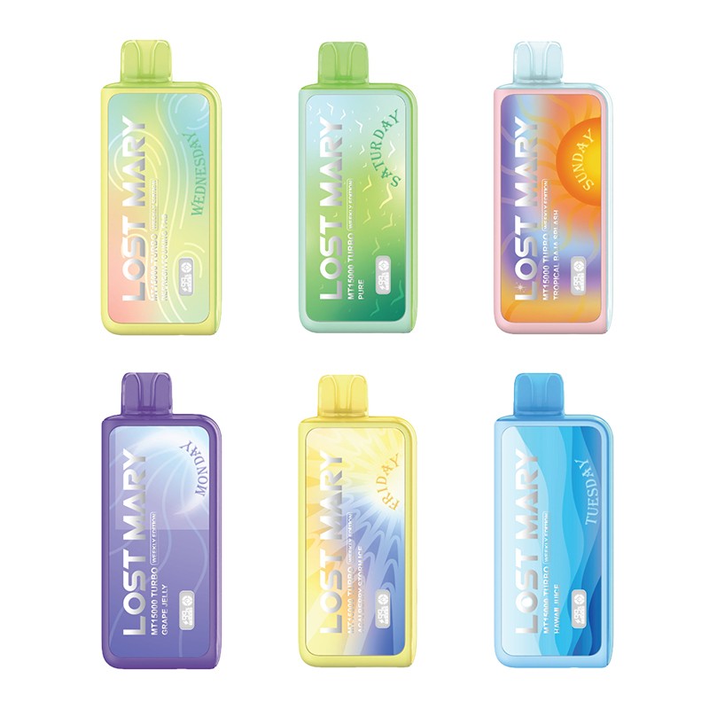 Lost Mary MT15000 Turbo Weekly Edition Disposable Vape 5% 16ml