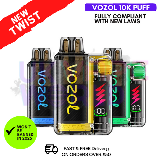 Vozol 10000 10K Puff Vista Plug Vape Kit (20MG) - 10,99 £