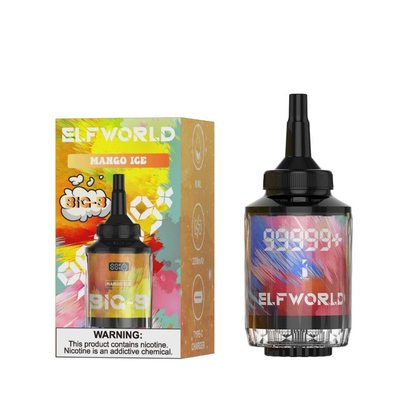 Elfworld Big-B 99999 Puffs Disposable Hookah 80ml 0.5%