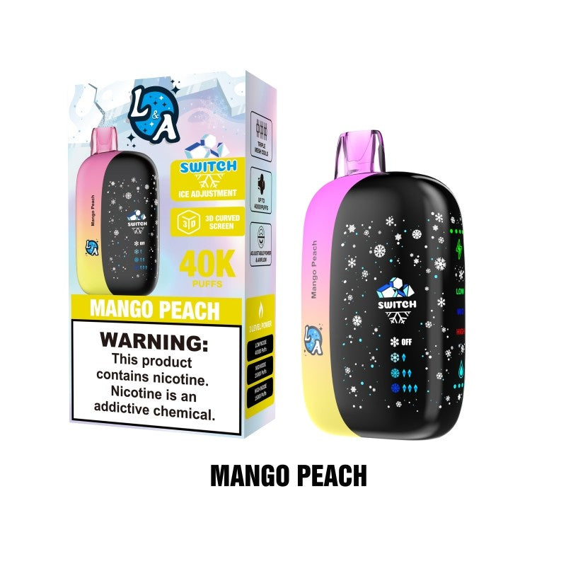 L&amp;A Switch 40K Ice Control Einweg-E-Zigarette 5%