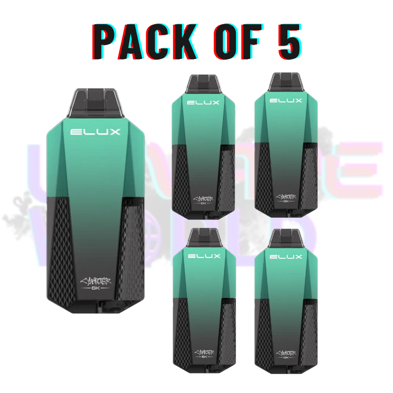 Menthol Elux CyberOver 6000 Puff 6K Pod Vape Kit