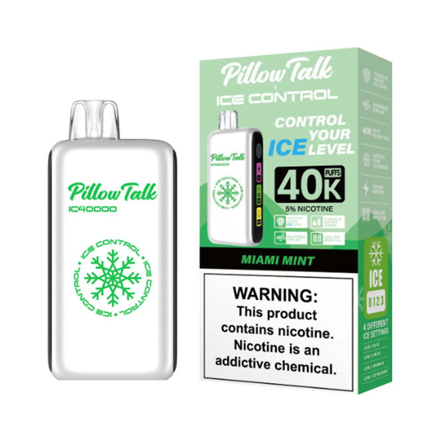 Pillow Talk Ice Control IC40000 Einweg-E-Zigarette