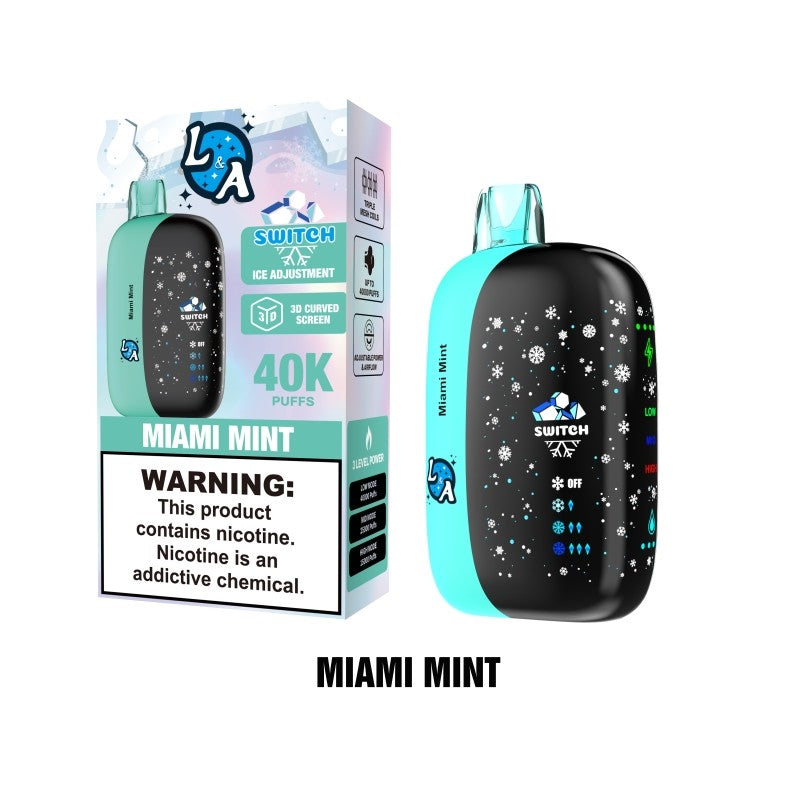L&amp;A Switch 40K Ice Control Einweg-E-Zigarette 5%