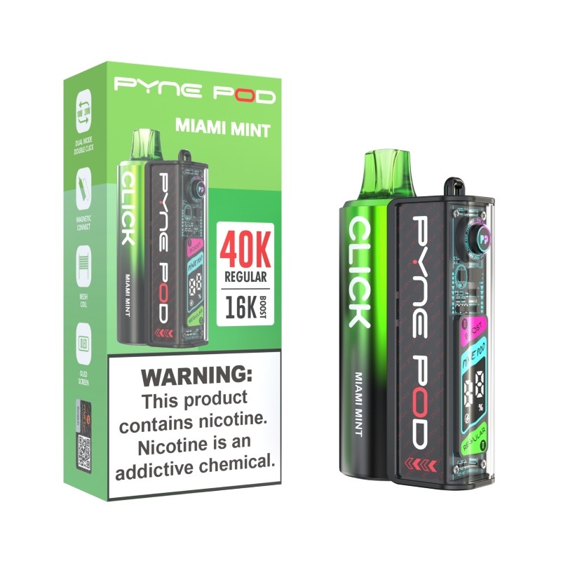 Pyne Pod Click 40K Disposable Vape Starter Kit