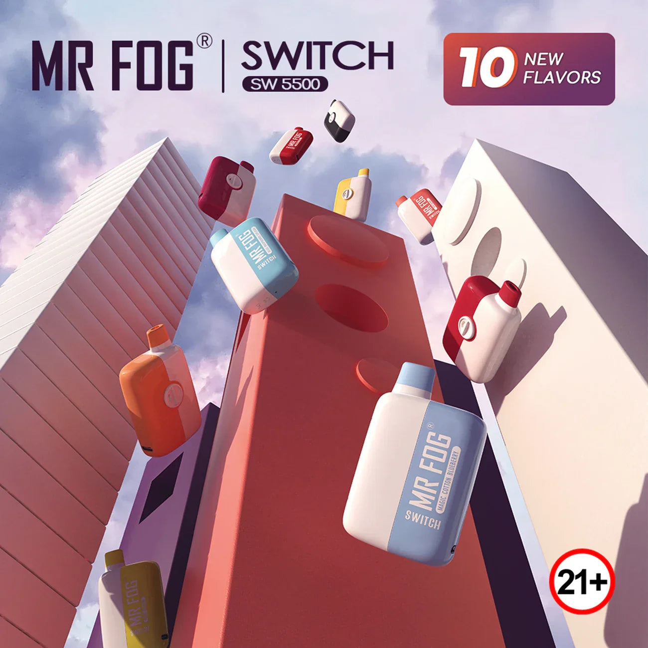 Mr Fog Switch 5500 Puffs Einweg-E-Zigarette