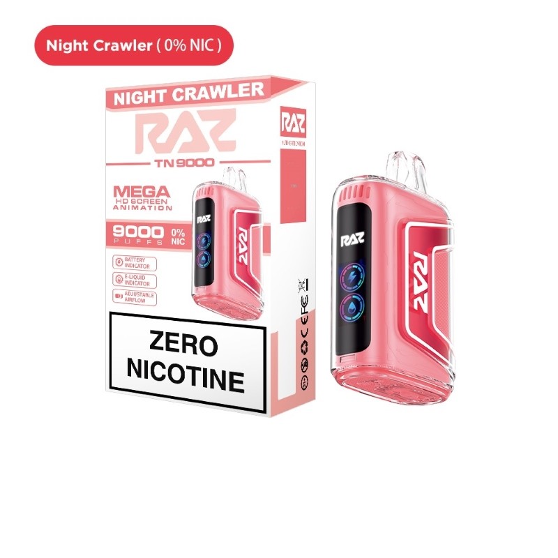RAZ TN9000 Nikotinfreie Einweg-E-Zigarette 12 ml