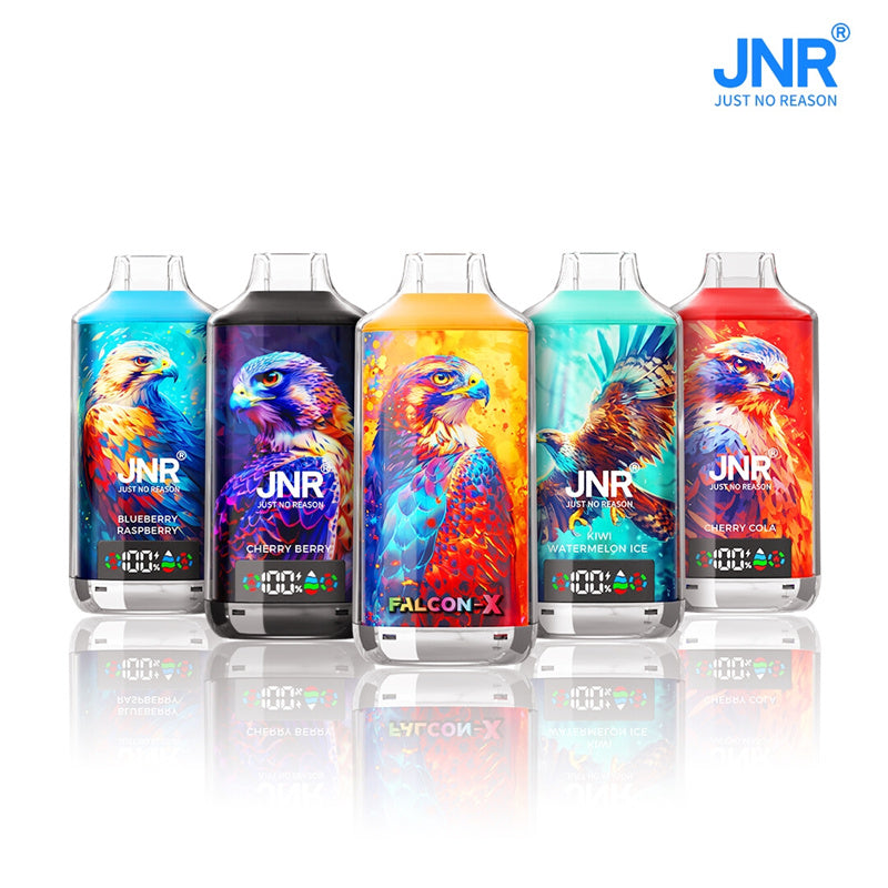 Jnr Falcon-X 18000 Puff Zbood Quik Pulse Disposable Pod Crystal Box Vape E-Cigarettes