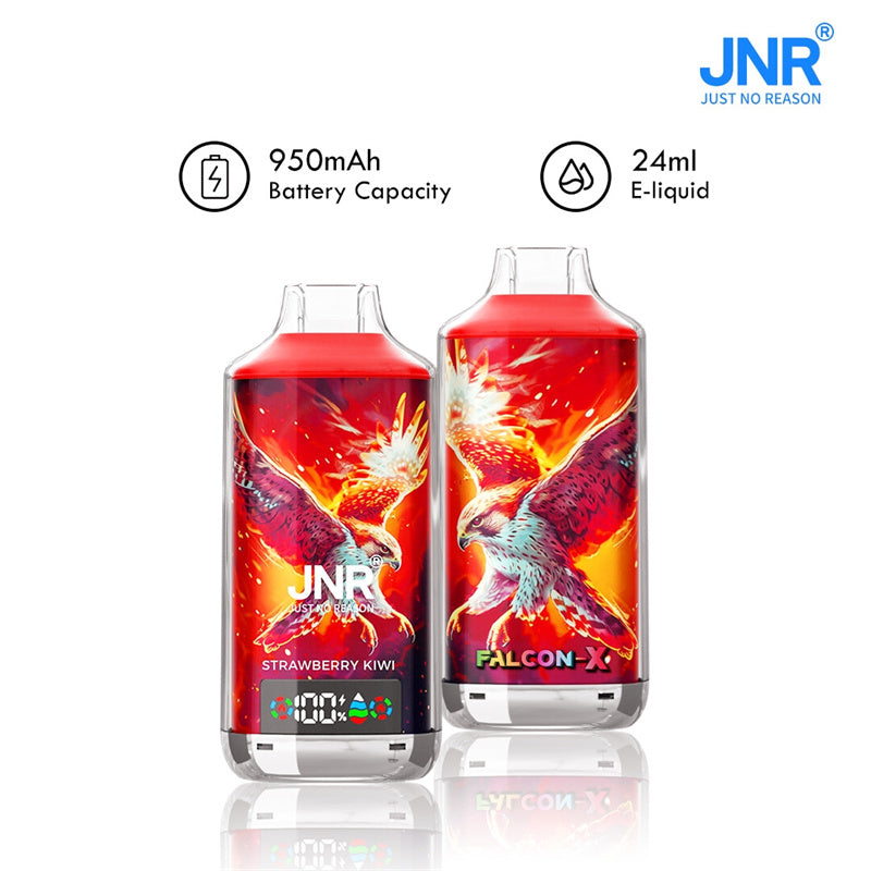 Jnr Falcon-X 18000 Puff Zbood Quik Pulse Disposable Pod Crystal Box Vape E-Cigarettes