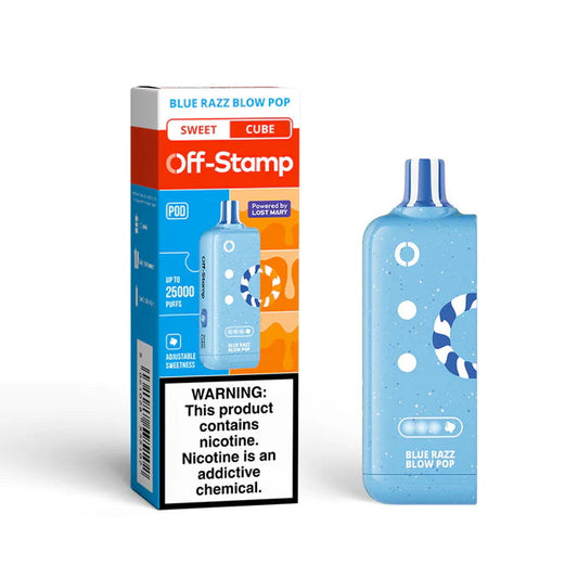 Off-Stamp Sweet Cube 25K Disposable Pod 18ml  8 Flavors