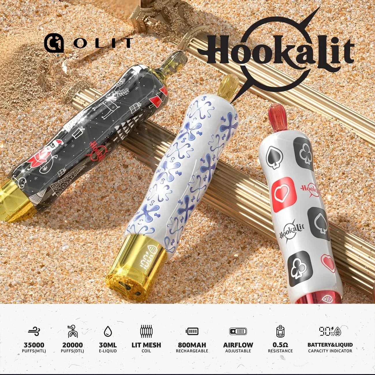 Olit Hookalit S 35K Disposable 3%