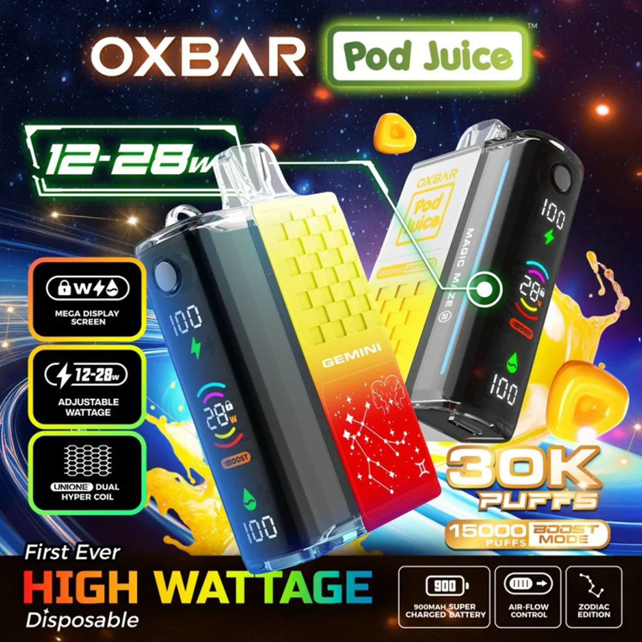 Oxbar x Pod Juice Magic Maze 2.0 30K Puffs Einweg-E-Zigarette