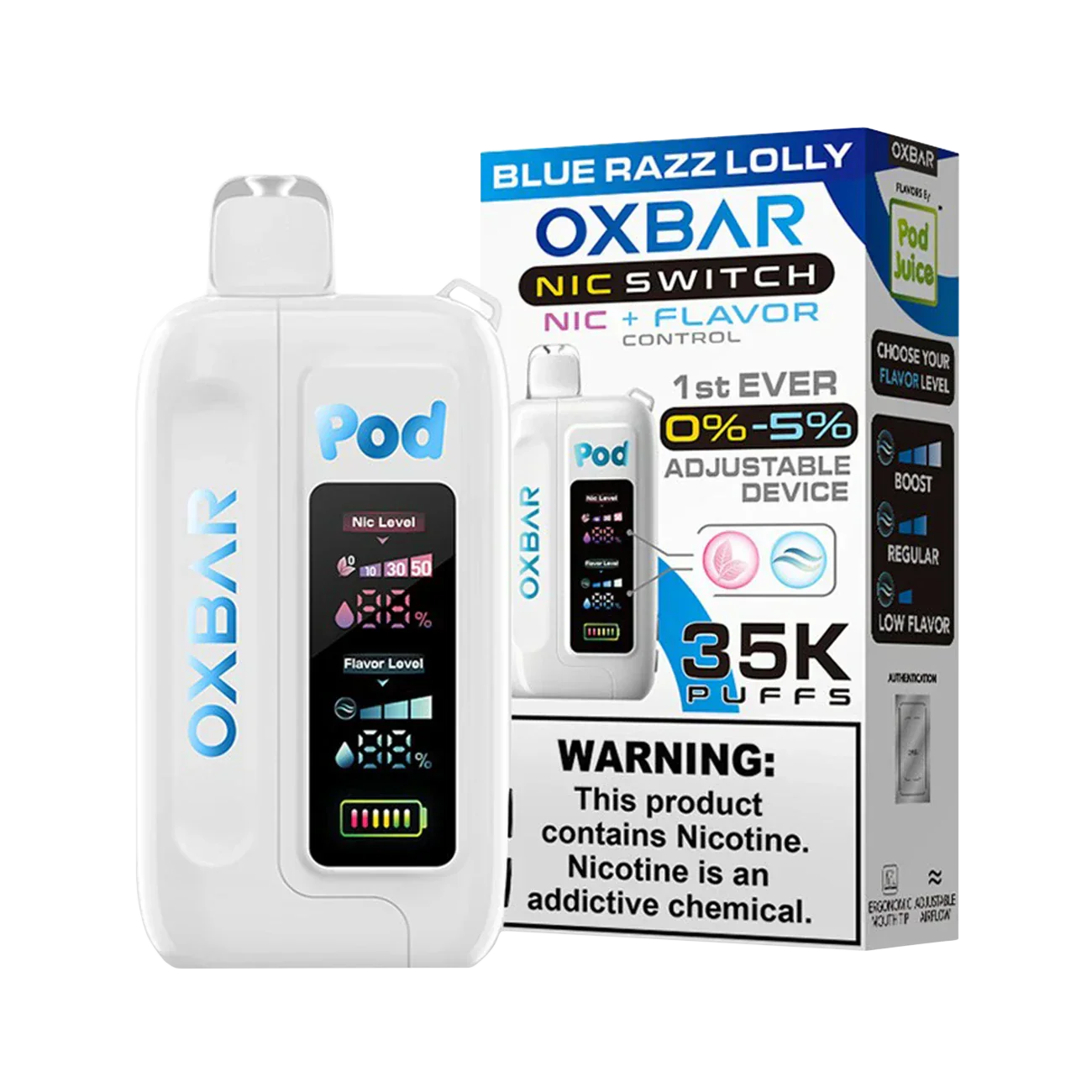 Oxbar X Pod Juice Nic Switch 35K Einweg