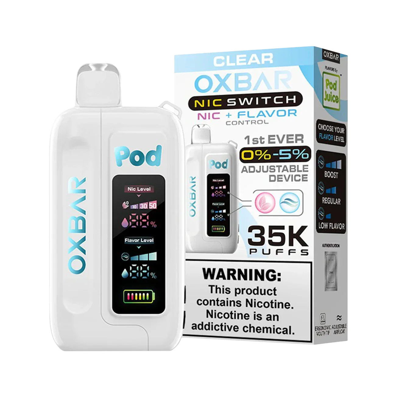 Oxbar X Pod Juice Nic Switch 35K Einweg