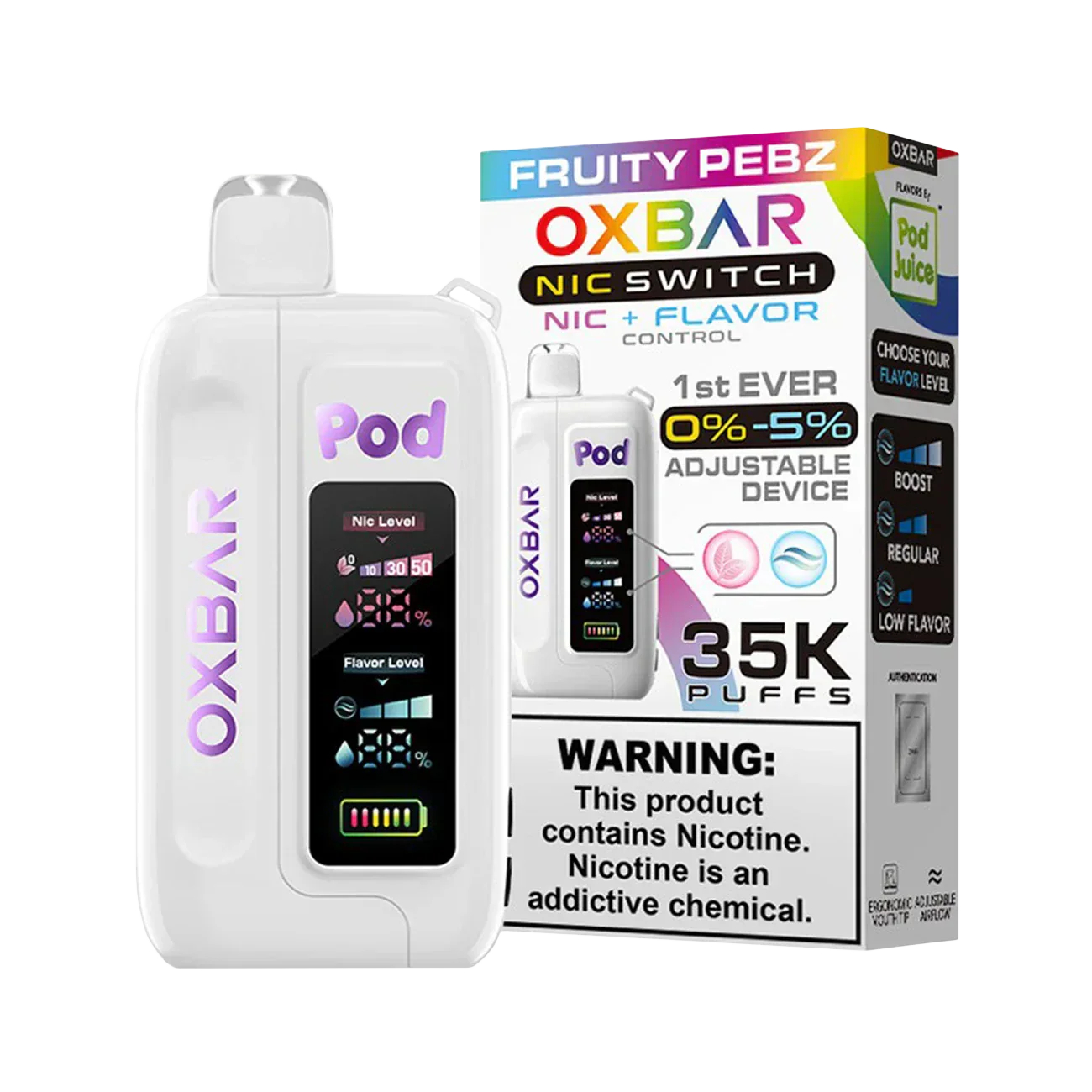 Oxbar X Pod Juice Nic Switch 35K Einweg