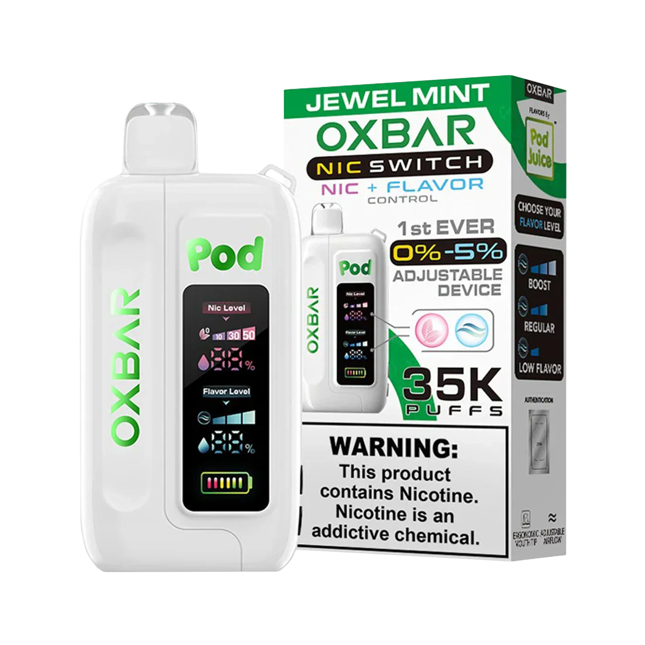 Oxbar X Pod Juice Nic Switch 35K Einweg