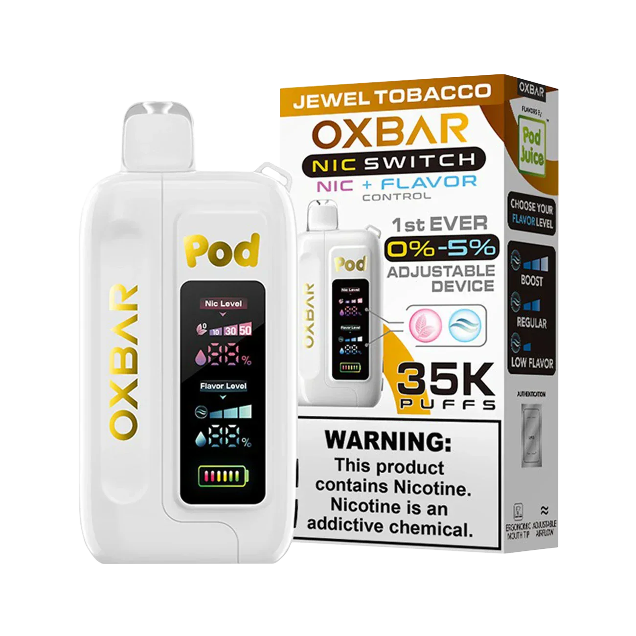 Oxbar X Pod Juice Nic Switch 35K Einweg