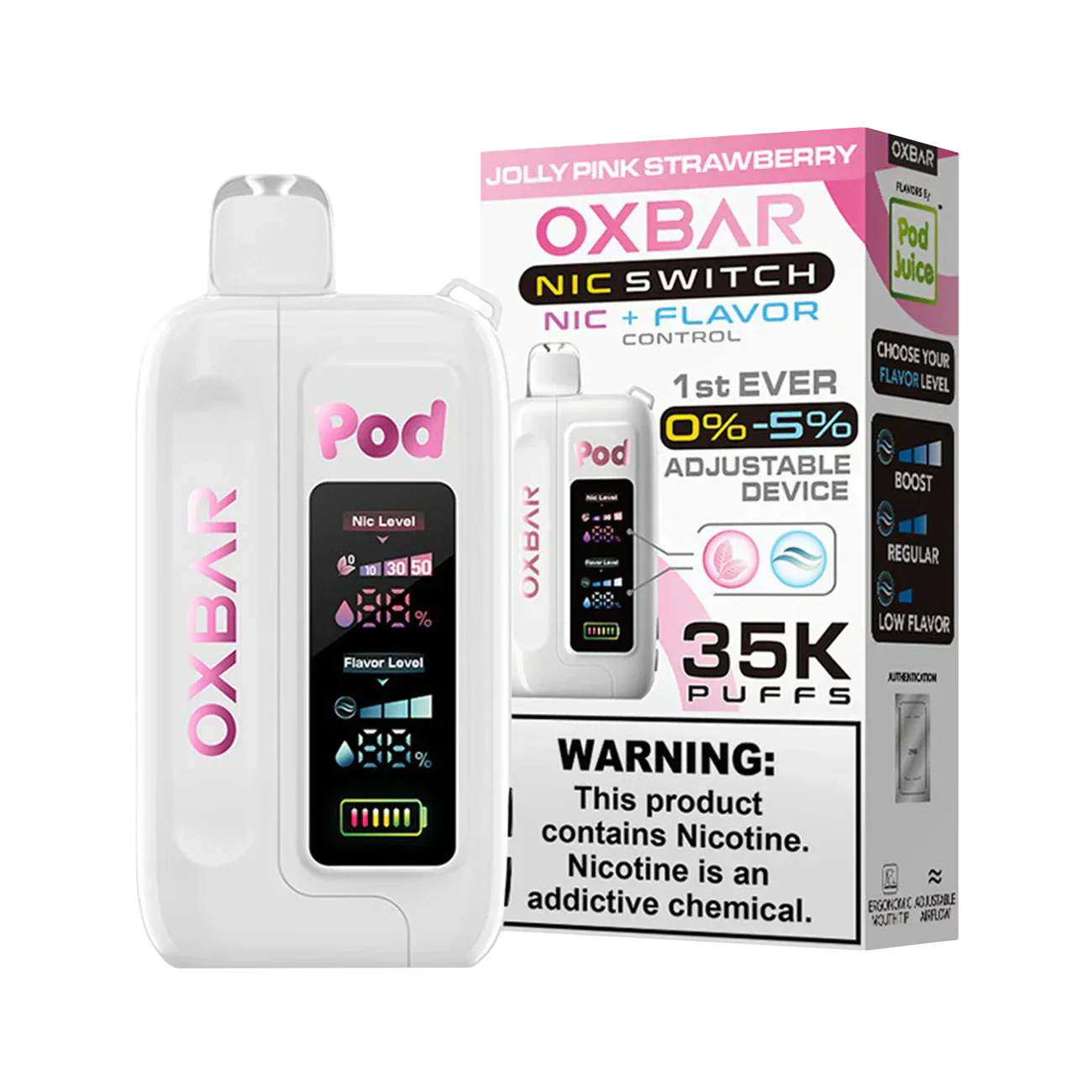 Oxbar X Pod Juice Nic Switch 35K Einweg