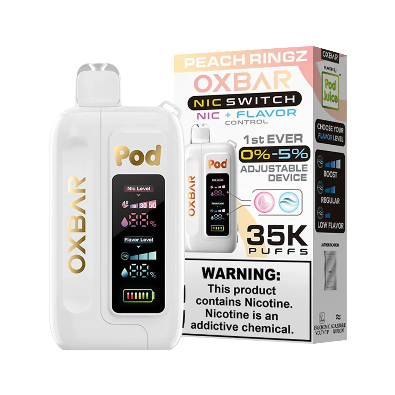 Oxbar X Pod Juice Nic Switch 35K Einweg