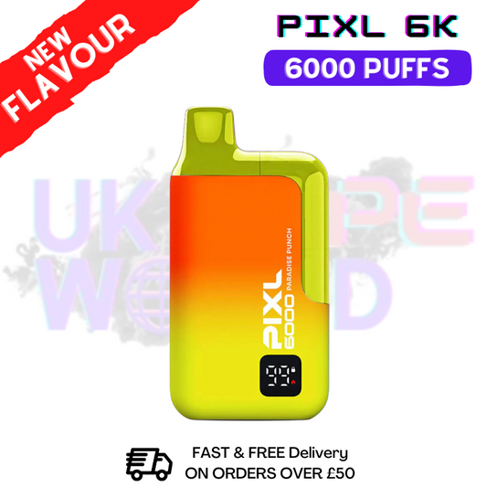 Paradise Punch Pixl 6000 6K Puff Einweg-E-Zigarette – nur 9,99 £