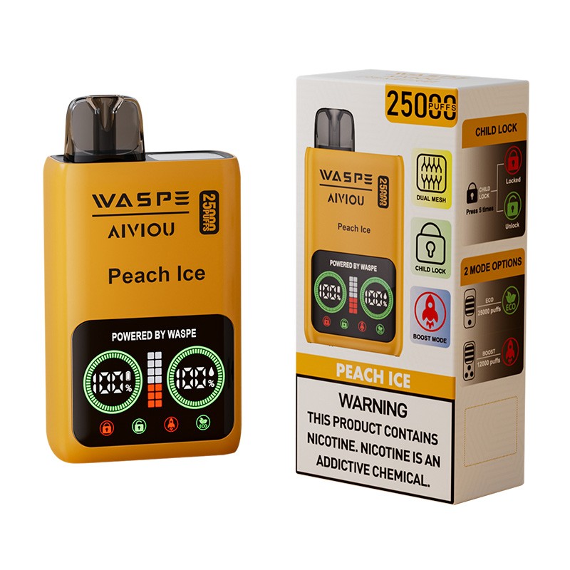 WASPE  Aiviou 25000 Puffs Disposable Vape 650mah 25ml 10 Flavors