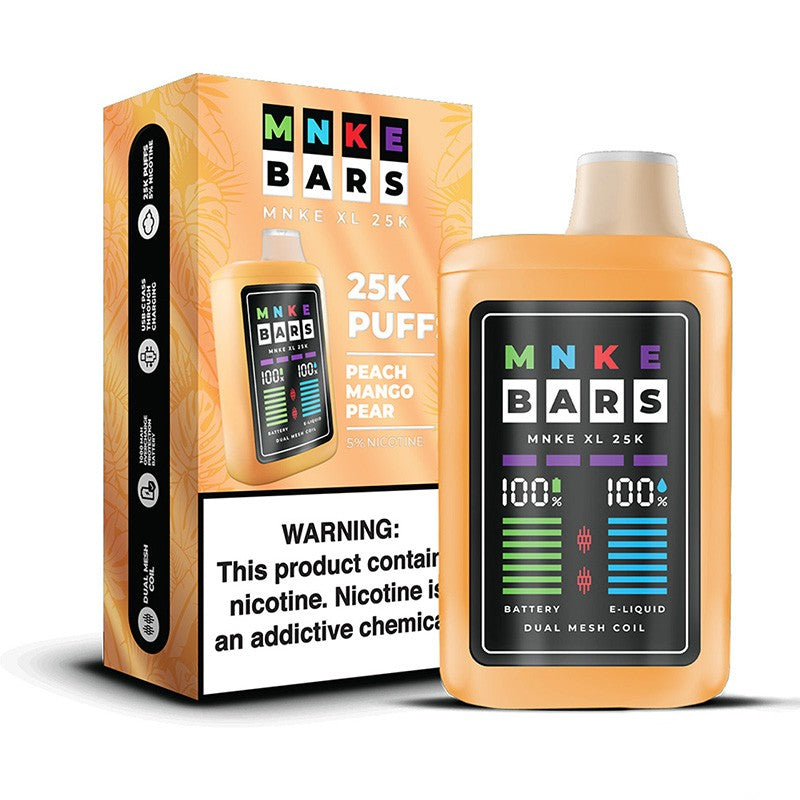 MNKE Bars XL 25K Disposable Vape 5%18m