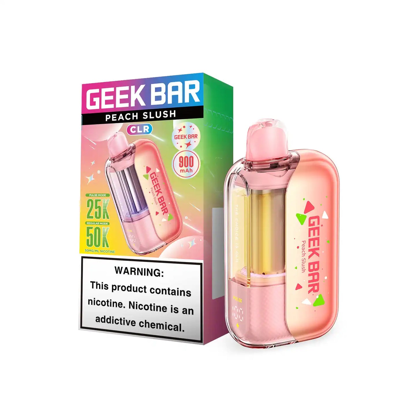 Peach Slush - Geek Bar CLR 50k Disposable Vape