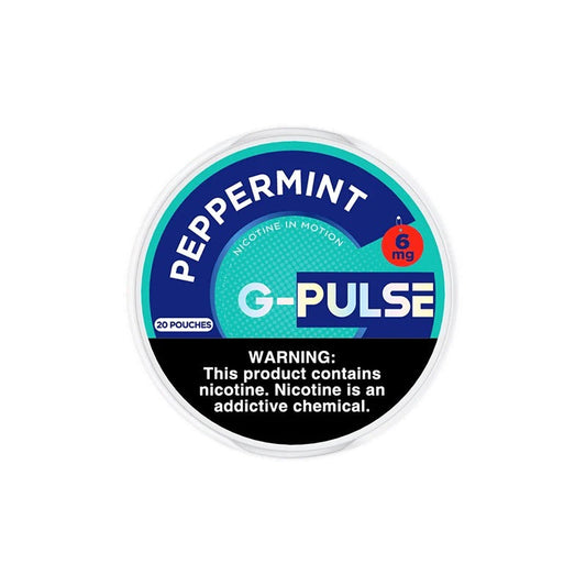 G-Pulse Peppermint Nicotine Pouches (20 Pouches/Pack)