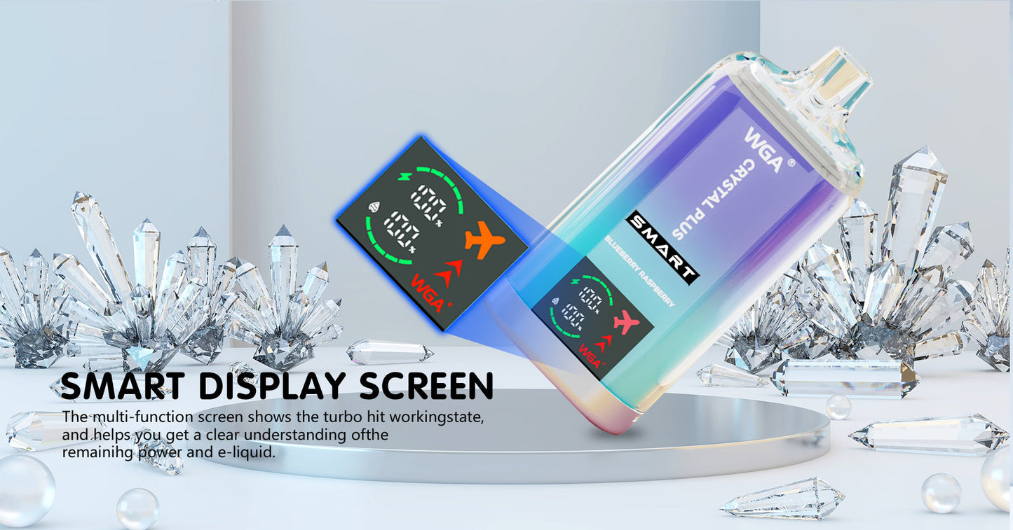 WGA Crystal Plus 16000 Puffs Disposable Vape 27ml 650mAh 12 Flavors