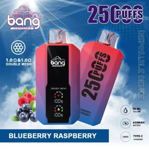 Bang 25000 Puffs Vape 25K Disposable Vape Pen E Cigarette Prefilled 30ml 650mAhDisposable Vape 12 Flavors