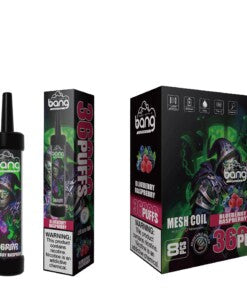 Bang 36000 Puffs Disposable Vape -650mAh Battery. 40ml E-liquid. Multiple Nicotine 12 Flavors