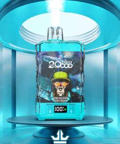Bang King Box Double Crystal 20000 Puff 20k Display Screen Disposable Electronic Cigarette Vape-850mAh Battery. 40ml E-liquid. Multiple Nicotine 12 Flavors