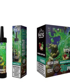 Bang 36000 Puffs Disposable Vape -650mAh Battery. 40ml E-liquid. Multiple Nicotine 12 Flavors