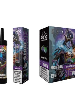 Bang 36000 Puffs Disposable Vape -650mAh Battery. 40ml E-liquid. Multiple Nicotine 12 Flavors