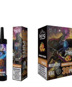 Bang 36000 Puffs Disposable Vape -650mAh Battery. 40ml E-liquid. Multiple Nicotine 12 Flavors
