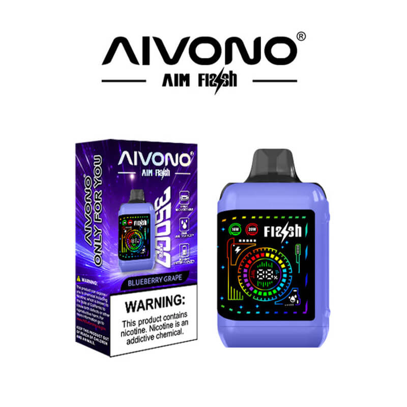 AIVONO Aim Flash 35000 PuffsDisposable Vape 28ml 850mAh 15 Flavors