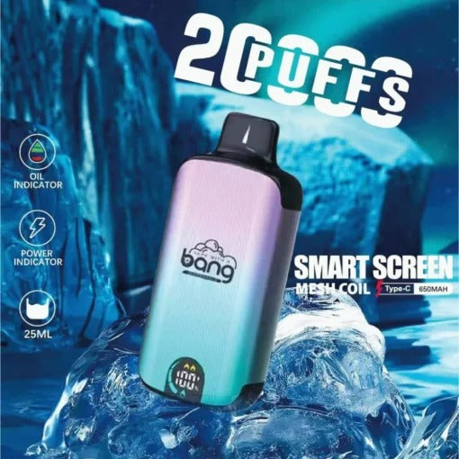 Bang King Double Crystal 20000 Puffs Vape 20K Disposable Vape Pen E Cigarette Prefilled 25ml 650mAh