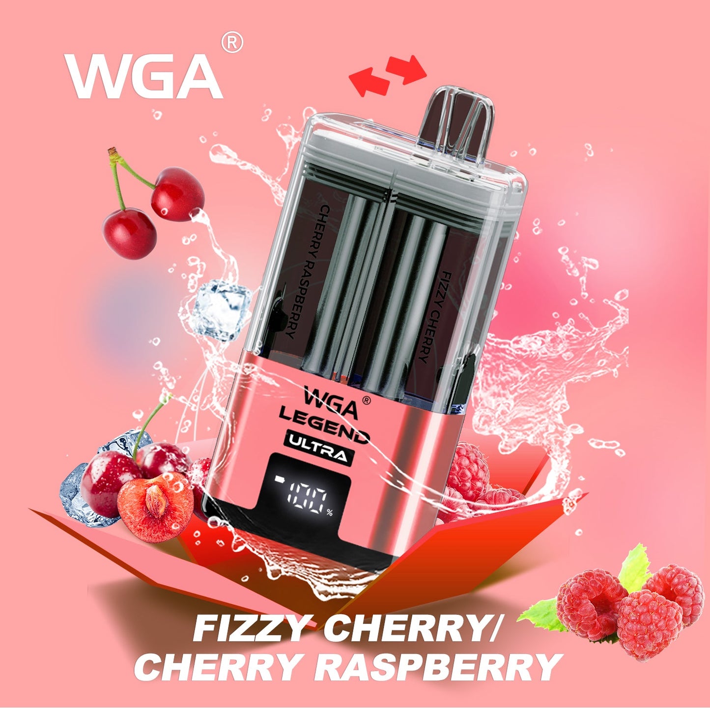 WGA 30000 Puffs Dual Flavors Disposable Vape   20ml+2ml  650mAh 15 flavors