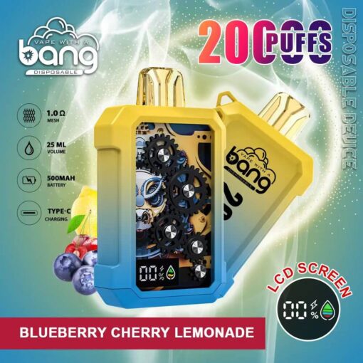 Bang 20000 Puffs Vape 20K Disposable Vape Pen E Cigarette Prefilled 25ml 500mAh Disposable Vape 12 Flavors