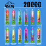 Bang King Double Crystal 20000 Puffs Vape 20K Disposable Vape Pen E Cigarette Prefilled-650mAh Battery. 25ml E-liquid. Multiple Nicotine 12 Flavors